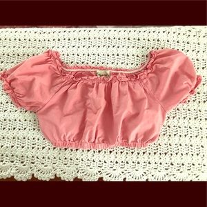 Tatyana pink crop top